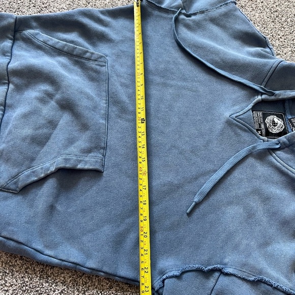 Alphalete Very Terry Hoodie Blue 100% Premium French Terry Cotton Women’s Size M - Picture 6 of 7